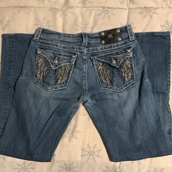 Miss Me Boot Jeans size 30 approx hemmed length 31” - Picture 2 of 9